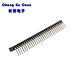 High quality Single row SMT 1.27mm pitch PCB Connector 1*30P Round Hole Machined Female Socket
